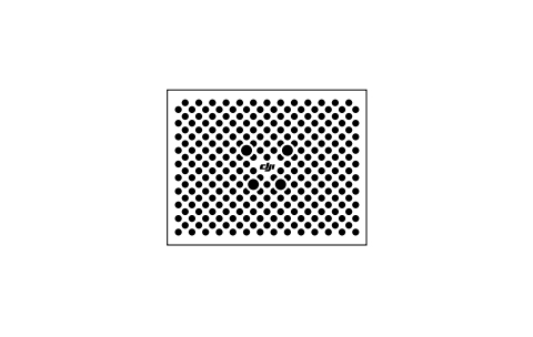 Калибровочная пластина системы обзора - 1 шт.