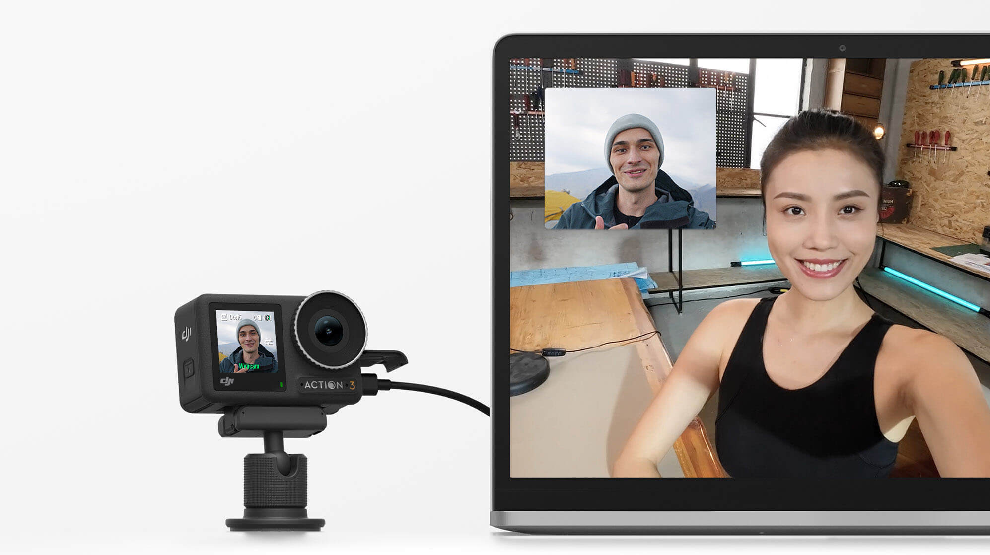 Используйте как веб-камеру